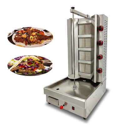 Macchina di Kebab per pollo a gas commerciale con 540*650*950mm di dimensione