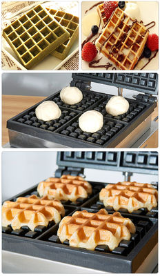 220V/50Hz Timer 0-10 Minuti Quadrato Belga Waffle Machine elettrico Snack Waffle Maker