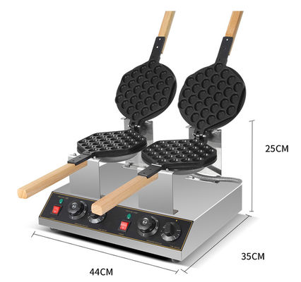 Acciaio inossidabile pasticcio commerciale belga Waffle Making Machine per e facile utilizzo