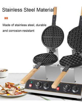 Acciaio inossidabile pasticcio commerciale belga Waffle Making Machine per e facile utilizzo