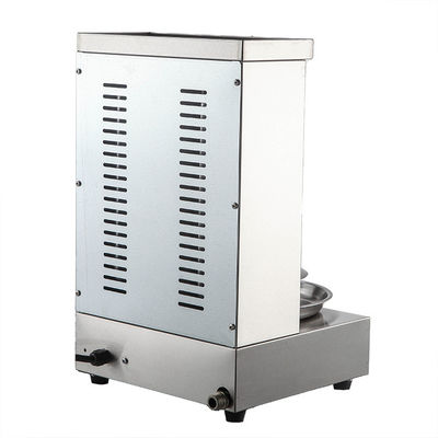 2 bruciatori Gas commerciale utilizzato Mini Shawarma rotante Doner Kebab Grill Machine per GPL / GNL