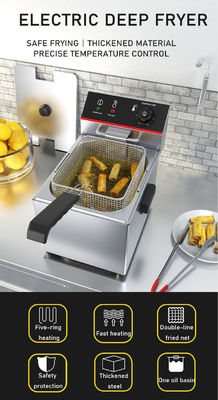 Hotel Ristorante 11L Fritura elettrica commerciale 6.75KG con e supporto online