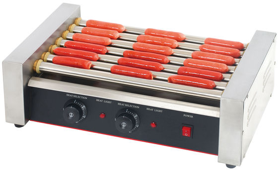 5 Grill a rulli Hot Dog Machine per apparecchiature da cucina da ristorante in acciaio inossidabile
