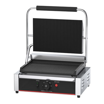 Griglia a contatto con rivestimento antiaderente Griglia per sandwich nera argento