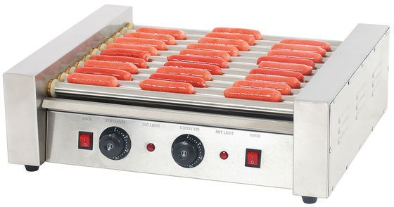 9 Roller Hot Dog Grill Maker per la convenienza e l'efficienza della macchina per snack al dettaglio