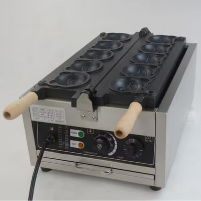 Produttore commerciale di waffle, macchina per snack elettrica a forma di cartone animato con temperatura compresa tra 0 e 300 °C