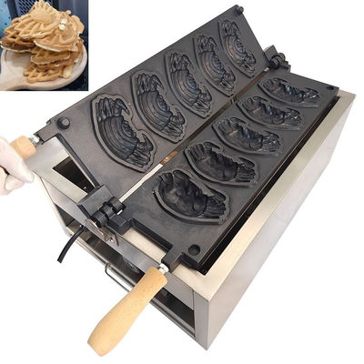 Produttore di waffle elettrico senza bastoncini con forme di granchio e animali
