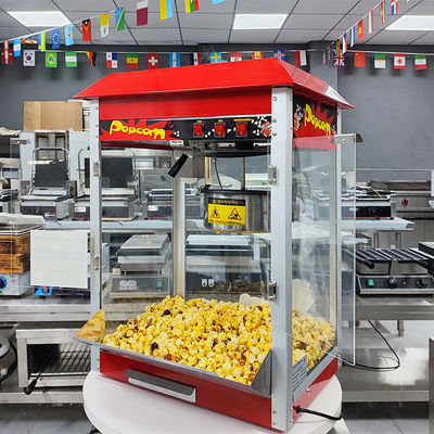 Macchine industriali per popcorn commerciali per cinema NO Materiale di alluminio controllato tramite applicazione