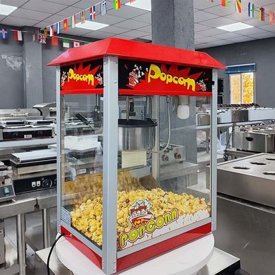 Macchine industriali per popcorn commerciali per cinema NO Materiale di alluminio controllato tramite applicazione