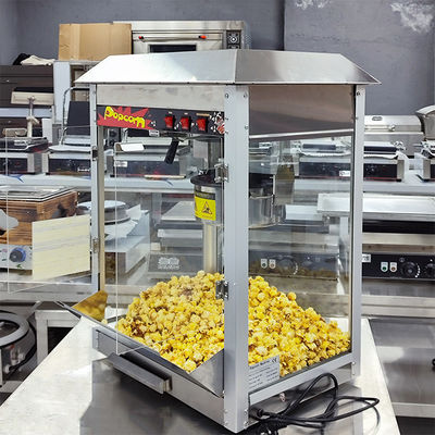220-240V/50-60Hz Macchina commerciale di popcorn al caramello con capacità di fusione del burro