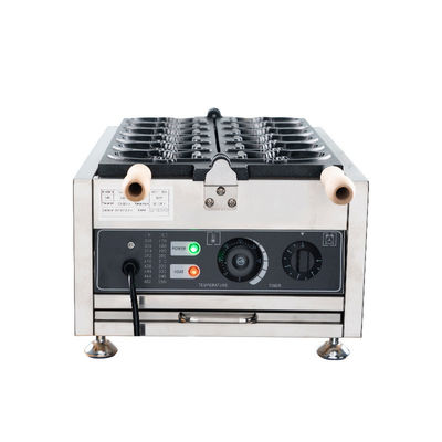 Torta di pesce coreana Commercial Electric Taiyaki Waffle Maker con 18 kg di acciaio inossidabile