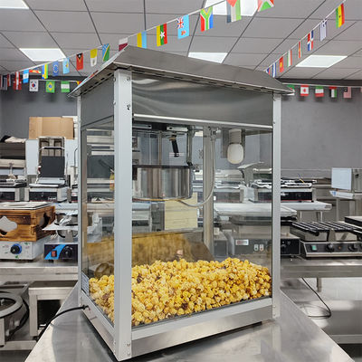 220-240V/50-60Hz Macchina commerciale di popcorn al caramello con capacità di fusione del burro