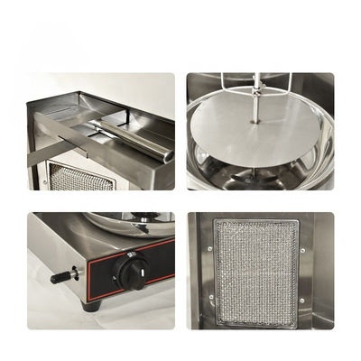 Shawarma Machine Gas 5400 Commerciale Professionale Custom Gas Doner Kebab Making Machine