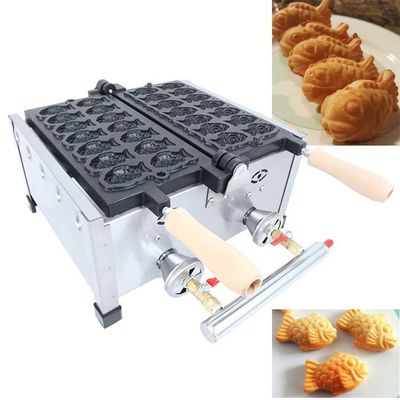 Piastre intercambiabili Grigliatura / Panini Pressa Piastre Taiyaki macchina per la produzione di GPL