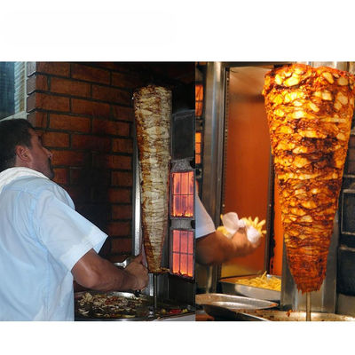 High Power Grill Carne velocemente ed efficientemente Doner Kebab Shop Shawarma Making Machine