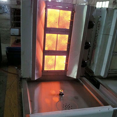220V Full Automatic Shawarma Grill Doner Kebab Machine con 2/3/4/5/6 bruciatori
