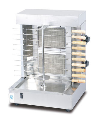 220V Full Automatic Shawarma Grill Doner Kebab Machine con 2/3/4/5/6 bruciatori