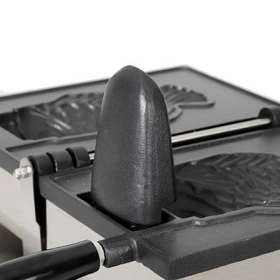 Argento 350x500x200 Macchina Taiyaki personalizzata più popolare Macchina Waffle di pesce a bocca aperta