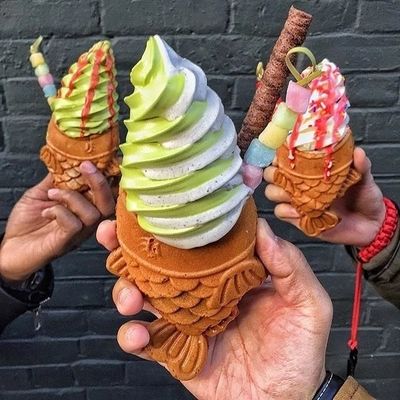 Argento 350x500x200 Macchina Taiyaki personalizzata più popolare Macchina Waffle di pesce a bocca aperta