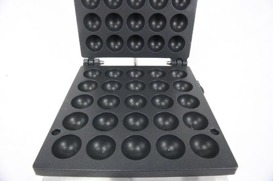 25 fori Produttore di waffle elettrico a sfera commerciale con temperatura compresa tra 50 e 300 °C
