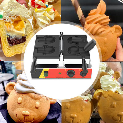 Sancks Made Simple Electric Taiyaki Bear Waffle Maker con 2 pezzi ogni muffa 11,25 kg