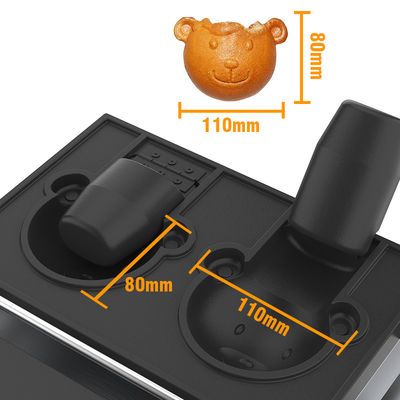 Sancks Made Simple Electric Taiyaki Bear Waffle Maker con 2 pezzi ogni muffa 11,25 kg