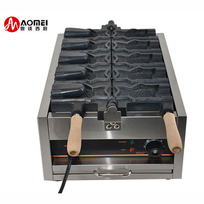 Macchina multifunzionale per il pesce Taiyaki per fare waffle e pesce con la bocca aperta