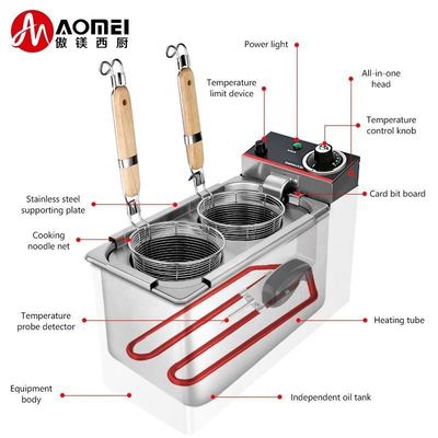 220v Voltage Electric Noodle Cooker Temperatura 30-110 C Perfetto per il ristorante