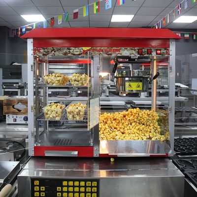 Comodo Macchina Popcorn Outdoor con caldaia alimentare e disegno di muffa privata