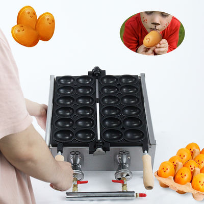 Macchina per la fabbricazione di coni per pane di uova a bolla alimentato a GPL e waffle di uova sorridenti succulenti
