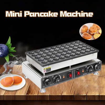 Alta produttività 50 fori Mini Waffle Maker elettrico pancake per macchine alimentari commerciali
