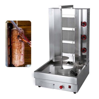 Automatica Grado Automatico 4 bruciatore Gas Pollo Shawarma Machine La tua soluzione Shawarma