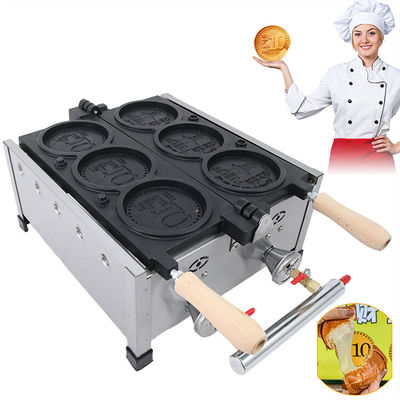 Negozio di snack Produttore commerciale di waffle Mini Waffle rotondo Equipaggiamento di produzione alimentare