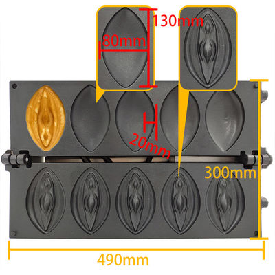 Wafflera vaginale in acciaio inossidabile in forma di vagina Temperatura 50-300 gradi 15,80 KG
