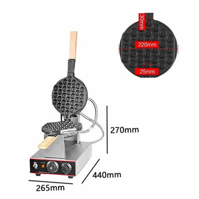 Macchina per la produzione di waffle a doppia uova per esterni