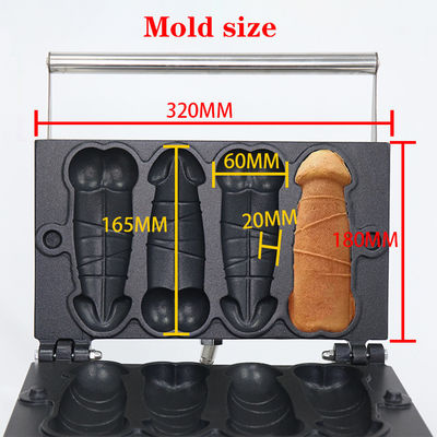 Bob Waffle in acciaio inossidabile Penno di uomo Waffera Penis Waffle Maker 10,6 KG