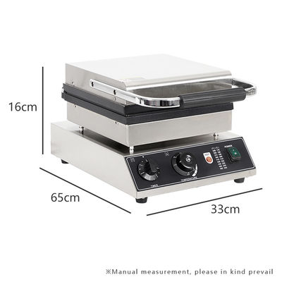 AM-206-2D 2400W QQ Liege Belgian Waffle Maker Machine per una pulizia facile e veloce