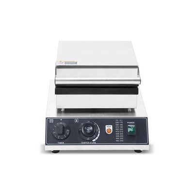 Negozi di alimenti e bevande Produttore di waffle quadrati elettrici commerciali con fette singole o doppie