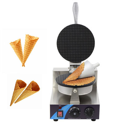 250*350*250mm Commercial Single Plate Electric Ice Cream Cone Machine per il commercio