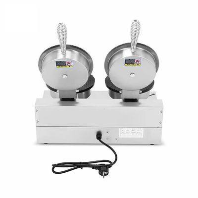 Forma rotonda Non-stick Waffle Cone Maker 2023 Tipo Double Head Ice-cream Cone Machine