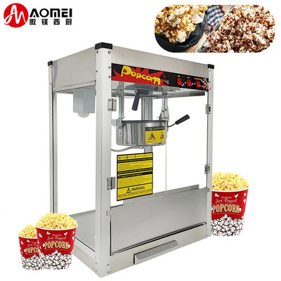 Macchina elettrica di produzione di popcorn di grande capacità per cinema e centri commerciali a casa