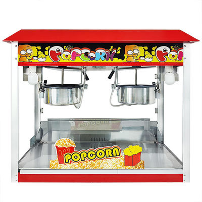 Livello di rumore basso Doppio vaso automatico Fabbricante di popcorn dolce Fabbricante di popcorn 860*420*740mm