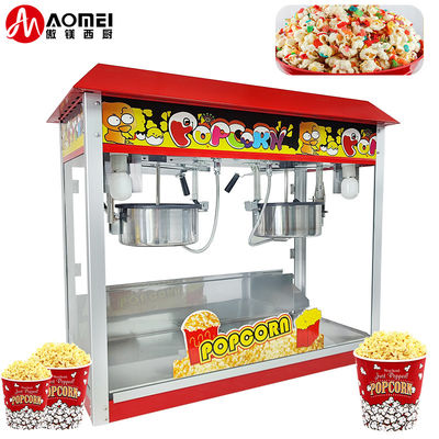 Livello di rumore basso Doppio vaso automatico Fabbricante di popcorn dolce Fabbricante di popcorn 860*420*740mm