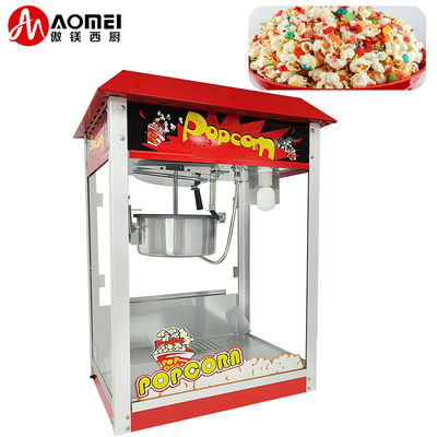 Caldaio alimentare commerciale 1800W Popcorn Showcase con 860*420*740mm Dimensione