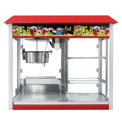Macchina elettrica per la produzione di popcorn 860*420*740mm Grande capacità Commerciale con scaldabagni