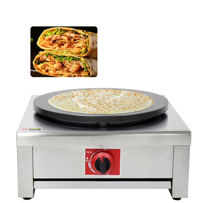 Ristorante GPL/GNL Commerciale Roti Maker a gas a testa singola 40cm Crepe Maker Machine
