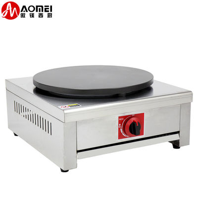 Acciaio inossidabile vantaggio macchina crepe a gas a testa singola con bastone crepe pancake commerciale