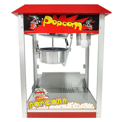 Produttore di popcorn elettrico con carrello e colore rosso