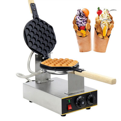 2023 Alta produttività elettrica macchina commerciale per la produzione di waffle da uova macchina per la produzione di waffle da bolle
