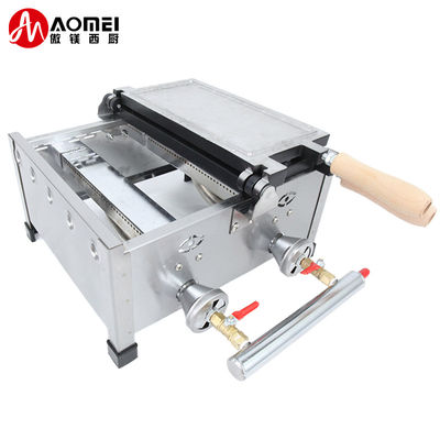 8.15 KG antiaderente 14pcs piccolo pesce a forma di waffle Maker acciaio inossidabile Taiyaki macchina gas